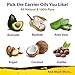 floraVerve Carrier Oils Collection, Build Your Own Kit, 6 x 30ml Natural & Pure Carrier Oils Customized Set