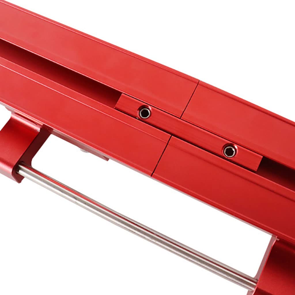 Buwei Carril de guía para carpintería, sistema de guía de riel paralelo, máquina de grabado, pista de ranurado, aleación de aluminio de 0-120 cm para circular eléctrica