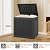 NBYSGO Outdoor Storage Deck Boxes Waterproof, Waterproof and UV Resistant Outdoor Storage Box Lockable Lid for Delivery Box, Indoor, Garden Tools, Pool Supplies, Patio (Black, 31 Gallon)