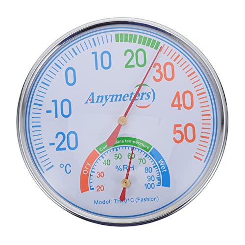 Sosoport Thermometer Home Hygrothermograph Sauna Room Hygrothermograph Pirate Halloween Decorations Outdoor for Patio Hygrometer Humidity Gauge Fingerboard Accessories Metal Indoor