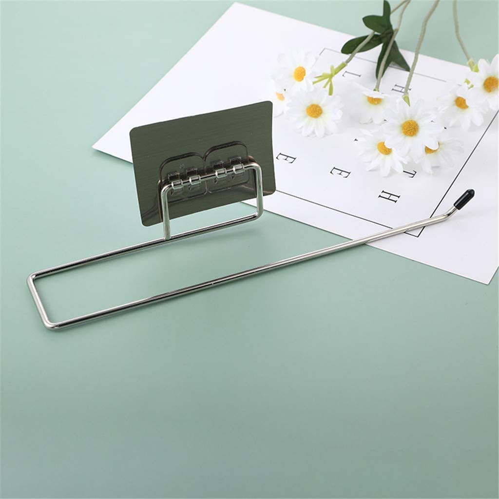 KOYET Wall Mount Self Adhesive Toilet Paper Holder for Bathroom, Multi-Function Towel Holder for Kitchen, Tissue Paper Roll Holder (Stainless Steel Rod) (B09JYZDWQN) Amazon Price History, Amazon Price Tracker