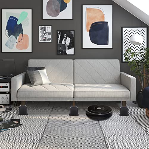 Montihold Bed Furniture Risers 5 Inch, Heavy Duty Bed Lifts In Heights Of 5 Inch, Supports Up To 3300 Lbs, Furniture Risers For Bed, Couch, Desk, Sofa, Chair, Table Legs Extenders (Set Of 6, Black) #TOP6