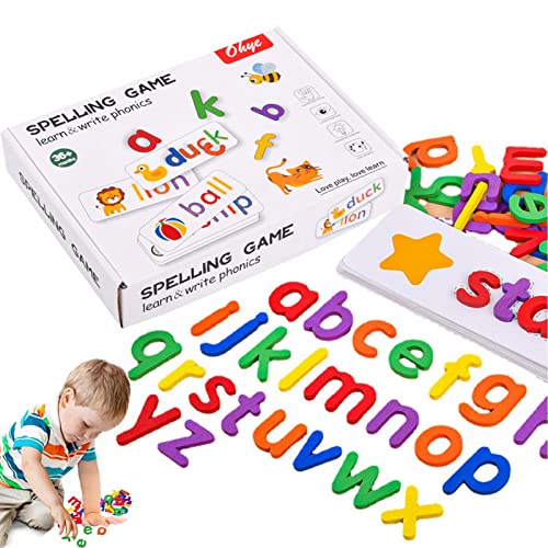Listado y reviews de Caja cuadrada de 1 2 tabla con los diez mejores. 28 XINXI Juguetes de Aprendizaje de hechizos | Juegos de ortografía de Palabras para niños - Ver y deletrear Juguete de Letras a Juego, Actividades de Aprendizaje de jardín de...