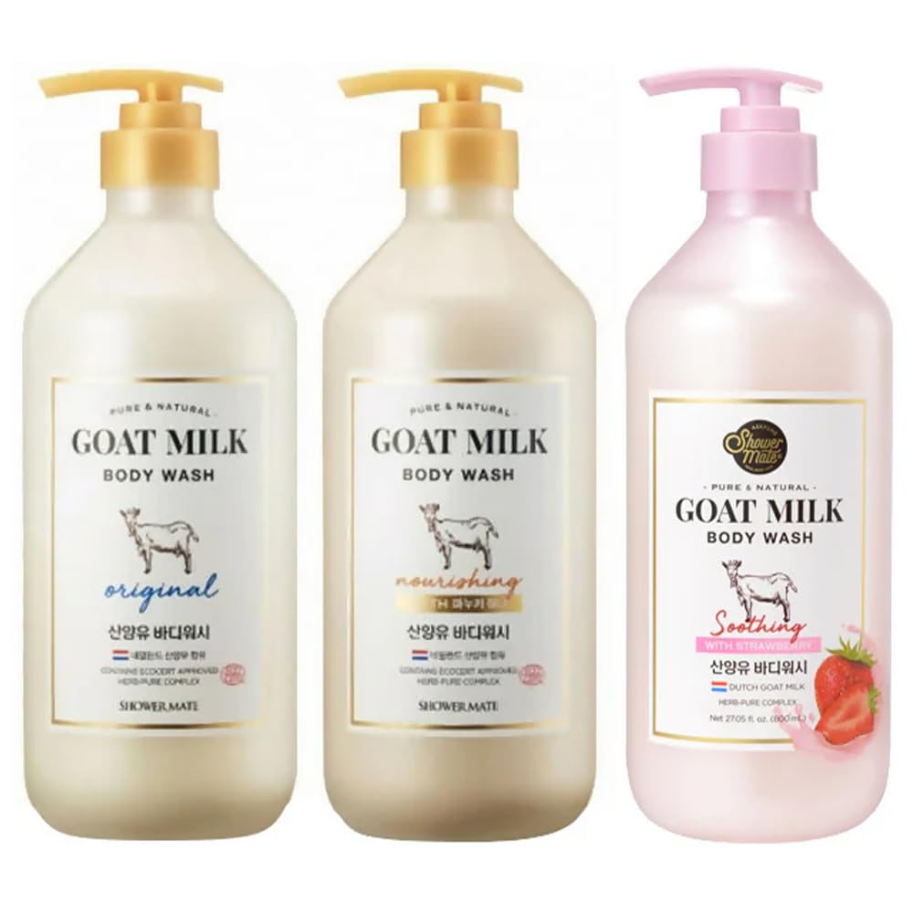 SHOWERMATE Goat Milk Body Wash, 27 fl oz