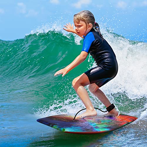 image for RAYWER Body Board Lightweight with EPS Core, HDPE Slick Bottom , Leash