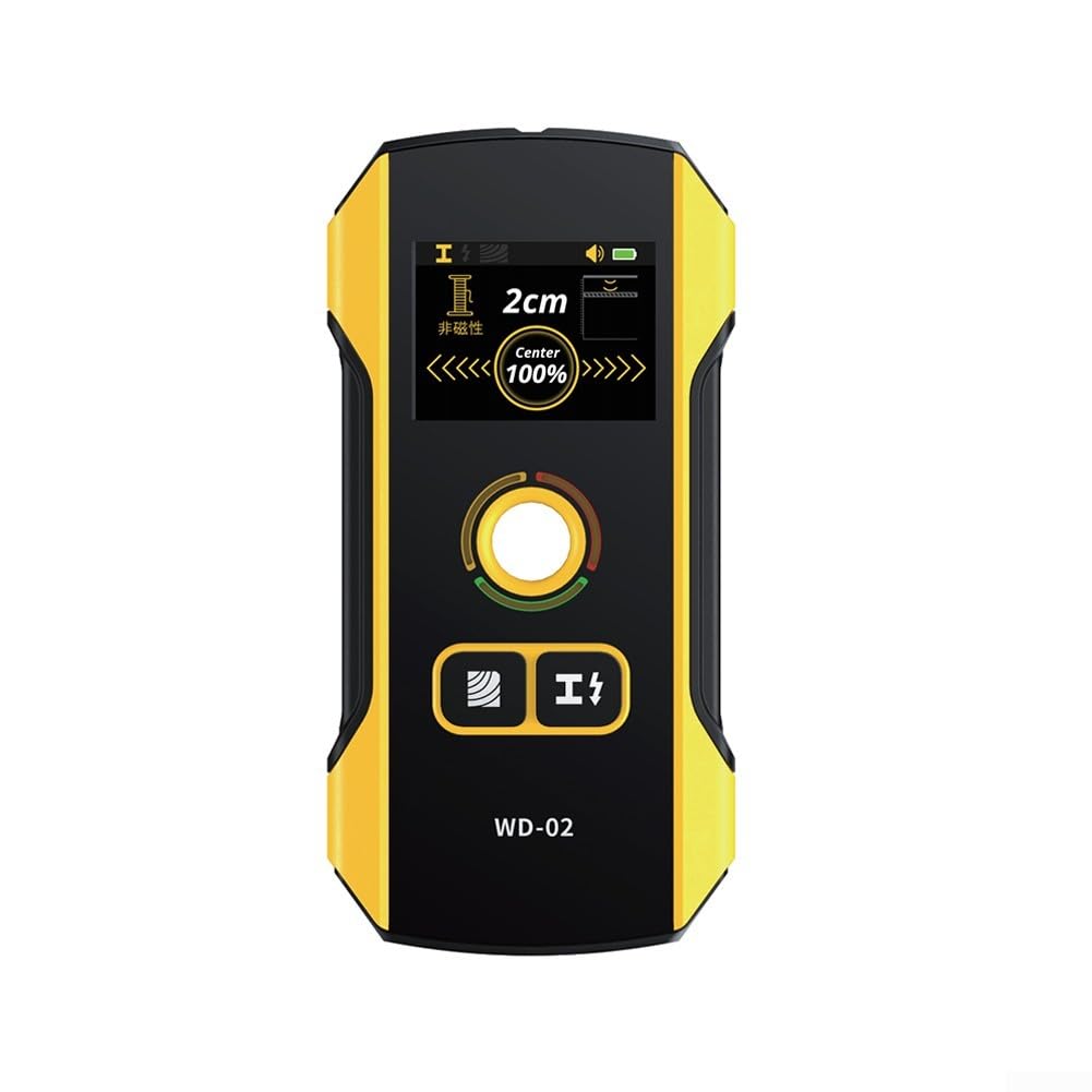 Wanddetektor, Holz, Metall, multifunktional, elektronischer Bolzensensor, Wandscanner für Innen- und Außenbereich, Industrie und Haushalt