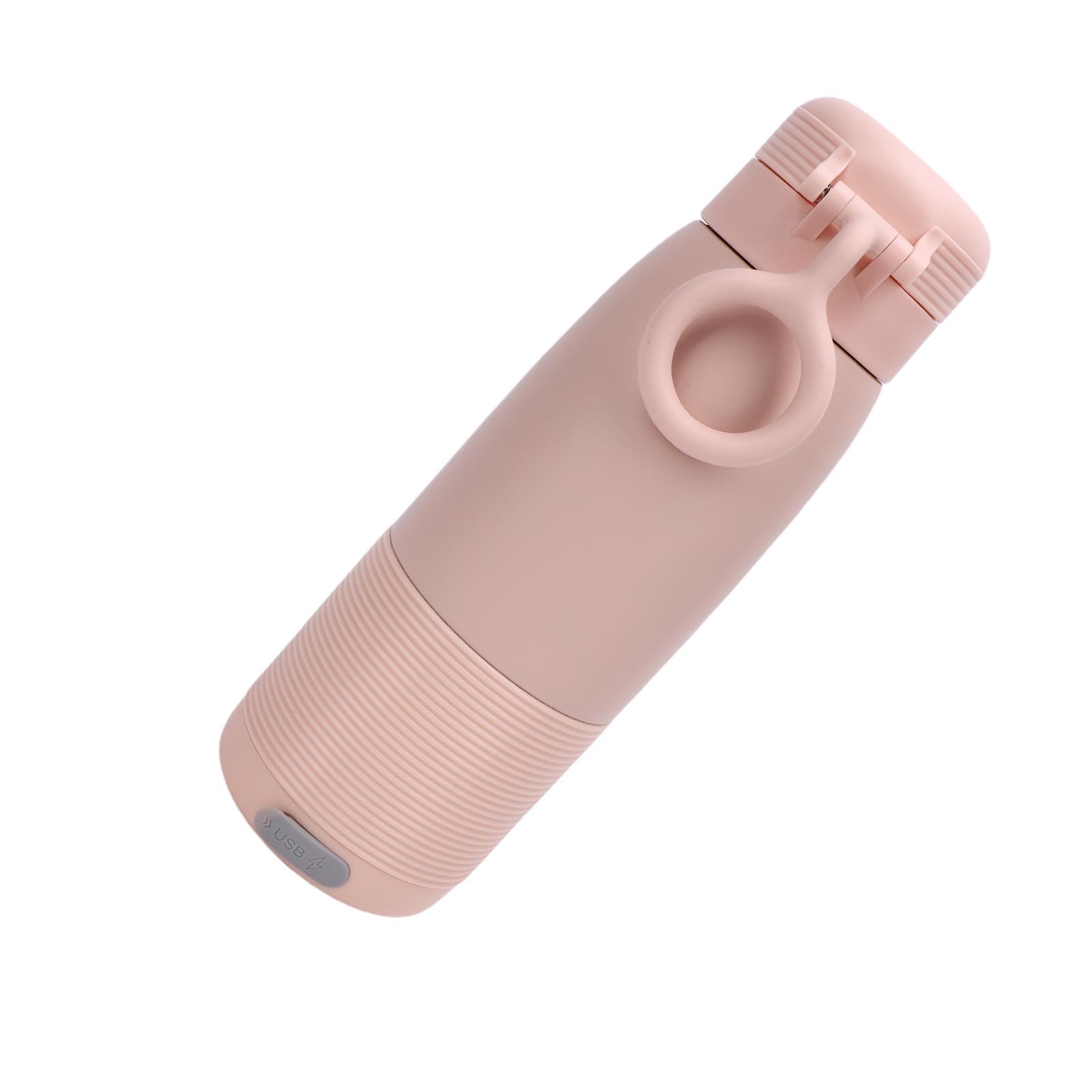 Calentador de Biberones Portátil Recargable |5000 MAh Inalámbrico, Control de Temperatura de 37 °C-55 °C, 500 Ml para Viajes en Automóvil (500 ml 6400 mah)