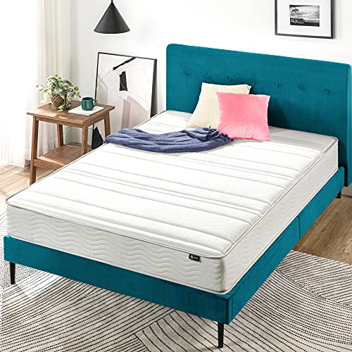 Image of Zinus 10 Inch Foam and Spring Mattress, Twin, CertiPUR-US Certified Foams, Mattress in A Box, White