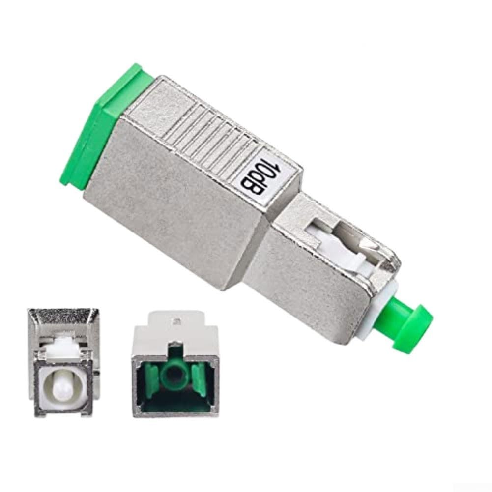 Attenuatori a fibra ottica SC/APC 10dB 10pcs compatibili con per sistemi di trasmissione e televisione, migliorando la stabilità e le prestazioni della rete