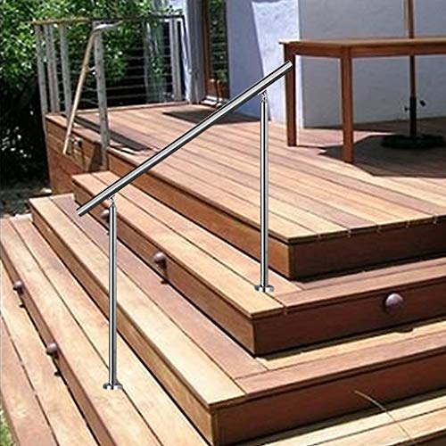 Rambarde d'escalier inox au design minimaliste sans traverse et finition brossée - 7