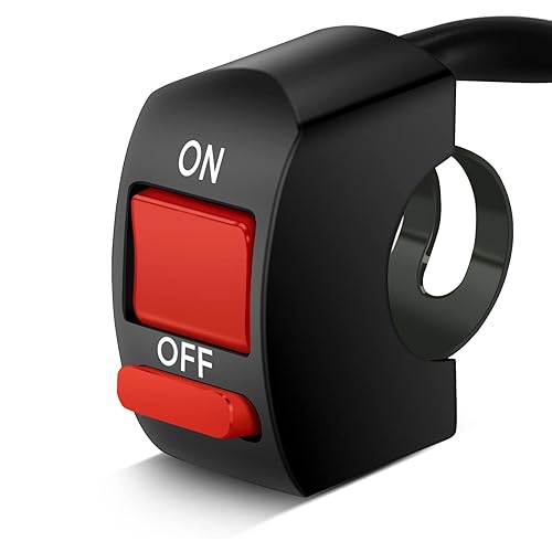 Miniatura 1 de BELINOUS Interruptor de encendidoapagado para manillar de 78 pulgadas para motocicleta, motocross, ATV, LED, barra de luz para faros delanteros,