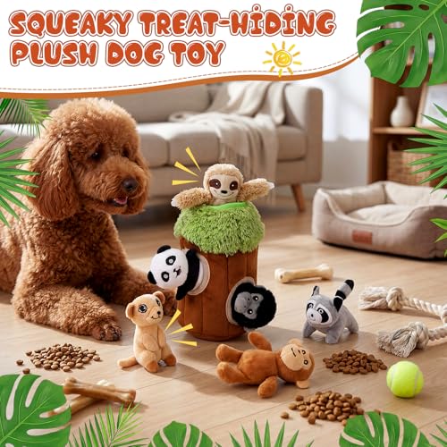 Skylety Set de 7 Juguetes Mordibles para Perros miniatura 6