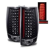 SPPC Black LED Tail Lights G4 Assembly Set for Chevrolet Tahoe/Suburban/Yukon - (Pair) Includes Driver Left and Passenger Right Side Replacement