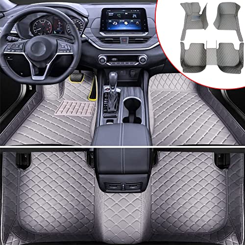 Tapis De Sol Voiture Pour Au-di A6 C6 2001-2011(LHD), Sur Mesure Tous Temps Tapis Kit En Cuir Anti-DéRapants Imperméables Protection Couverture Totale Moquette Accessoires Cover