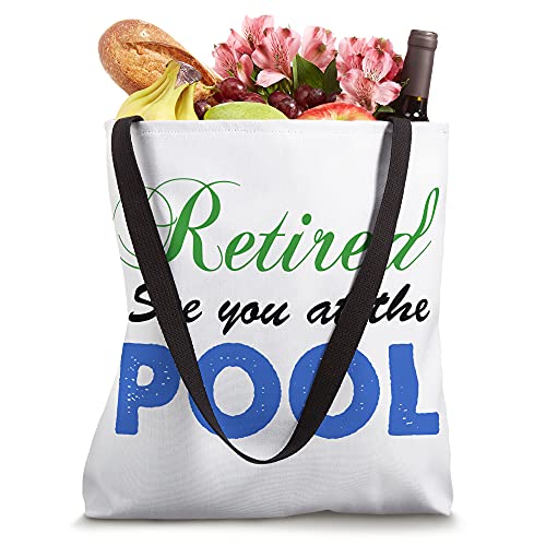 Bolsa tote Retired See You At The Pool miniatura 4