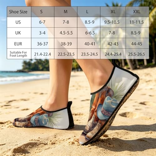 Zapatos acuáticos de secado rápido para playa y natación unisex en colores brillantes 3
