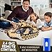 DBshoot 1/18 Metal Tracks T-90 Remote Control Tank, 2.4GHz RC Tank with BBS & Water Bombs & Somke & Sound, 60 Minutes Playing Time, Military Tank Toys for Adults and Kids 6+ Years Old