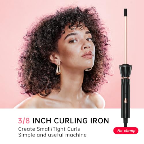Hahahope 3/8 Inch Curling Wand