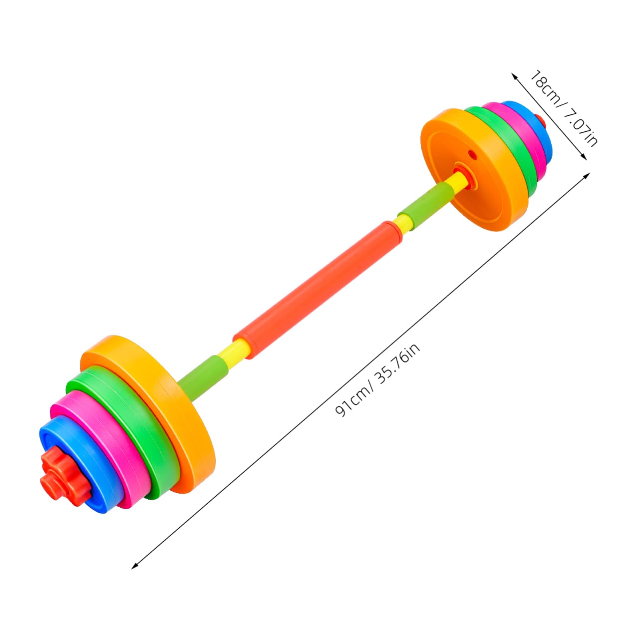 Darzheoy Barbell Kids Weight Set, Adjustable Kids Weight Set & Kids Workout Equipment For Beginner Gym Exercise, Fitness - View #13