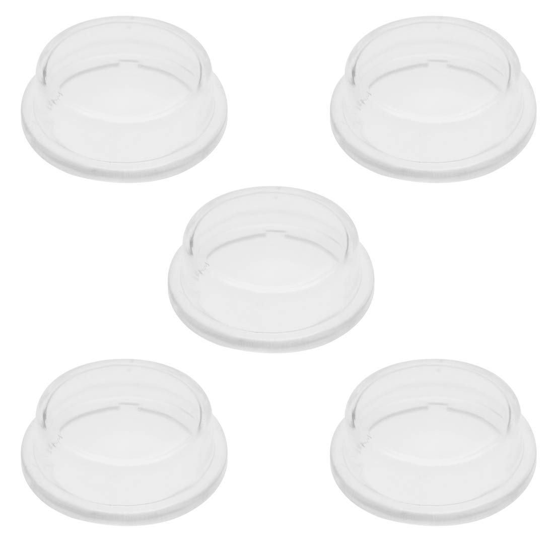EMagTech 20pcs Couvercles Interrupteur Silicone Étanché - Rond Et Carré Transparent Bateau