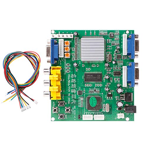 GBS-8220 Dual VGA soluciona pantalla negra en pantallas lcd con juegos arcade