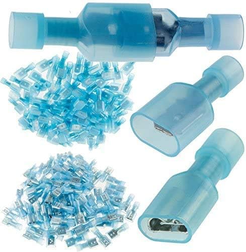 200 Male/Female Insulated Wire Terminal 16-14 Gauge Quick Disconnect Connectors