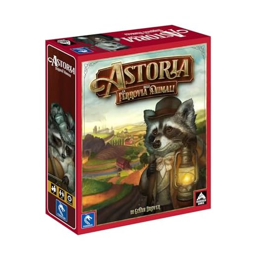 Pendragon - Astoria La ferrovia degli Animali - Edizione italiana - Gioco da tavolo, Età 8+, 2-5 Giocatori