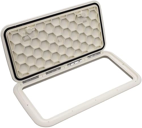 Miniatura 2 de Jim - Escotilla para cubierta de barco 581-1324-04  13 x 24 pulgadas, color blanco ártico