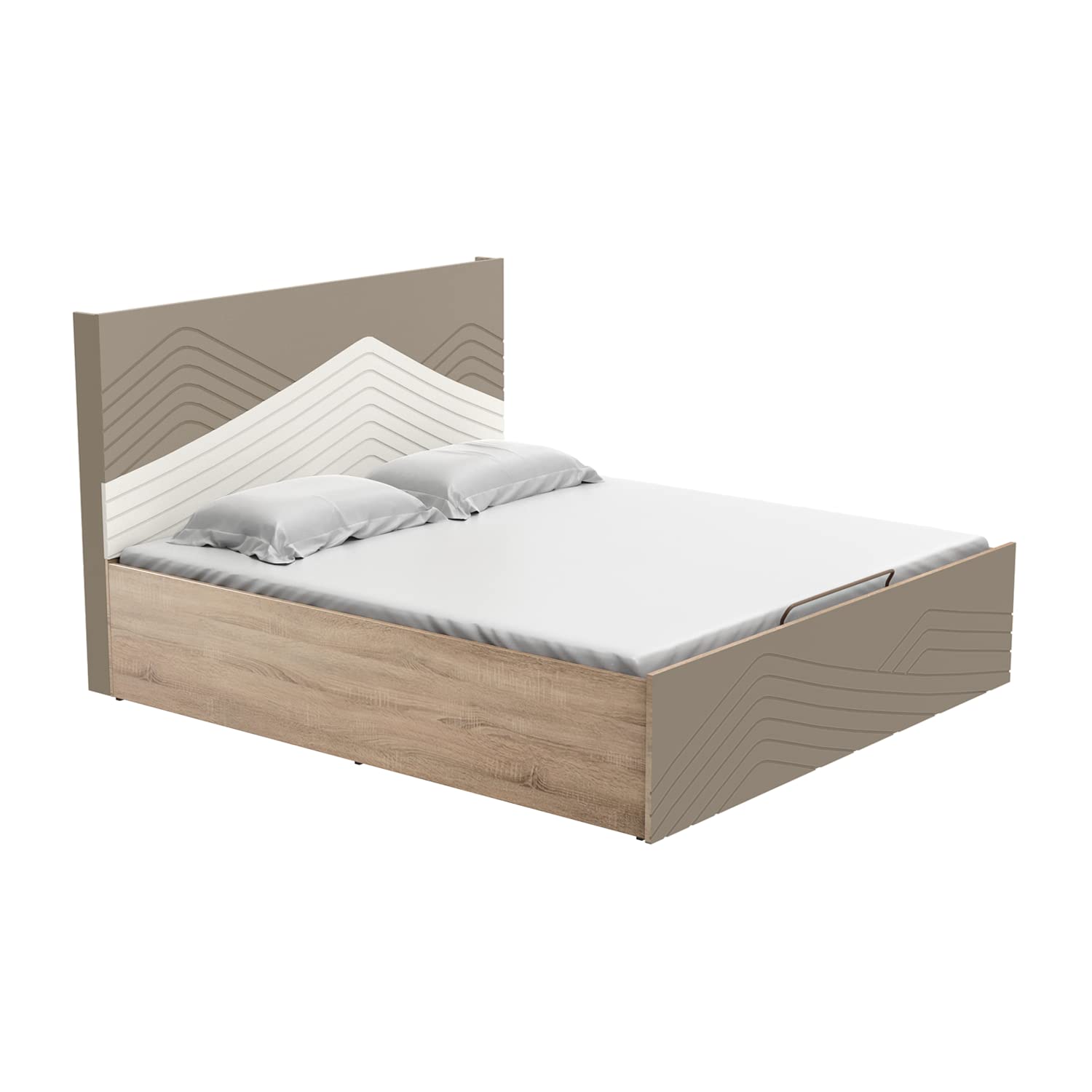 GODREJ INTERIO Cypress Hydraulic Storage Engineered Wood King Bed