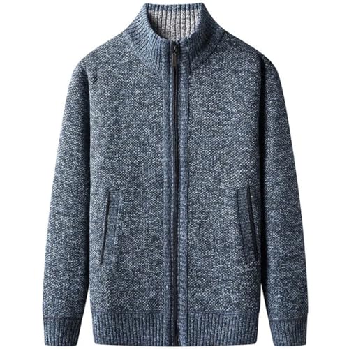 Men Cardigans Sweatercoats Thick Warm Cardigans Casual Knitted Sweater 7