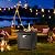 AthLike 30" Propane Fire Pit Table, 50000 BTU Gas Square Fire Bowl, 2 in 1 Outdoor Fireplace w/CSA-Certified, Lid, Anti-Fire Mesh, Auto-Ignition, Waterproof Cover, Lava Rock, for Party Patio Yard