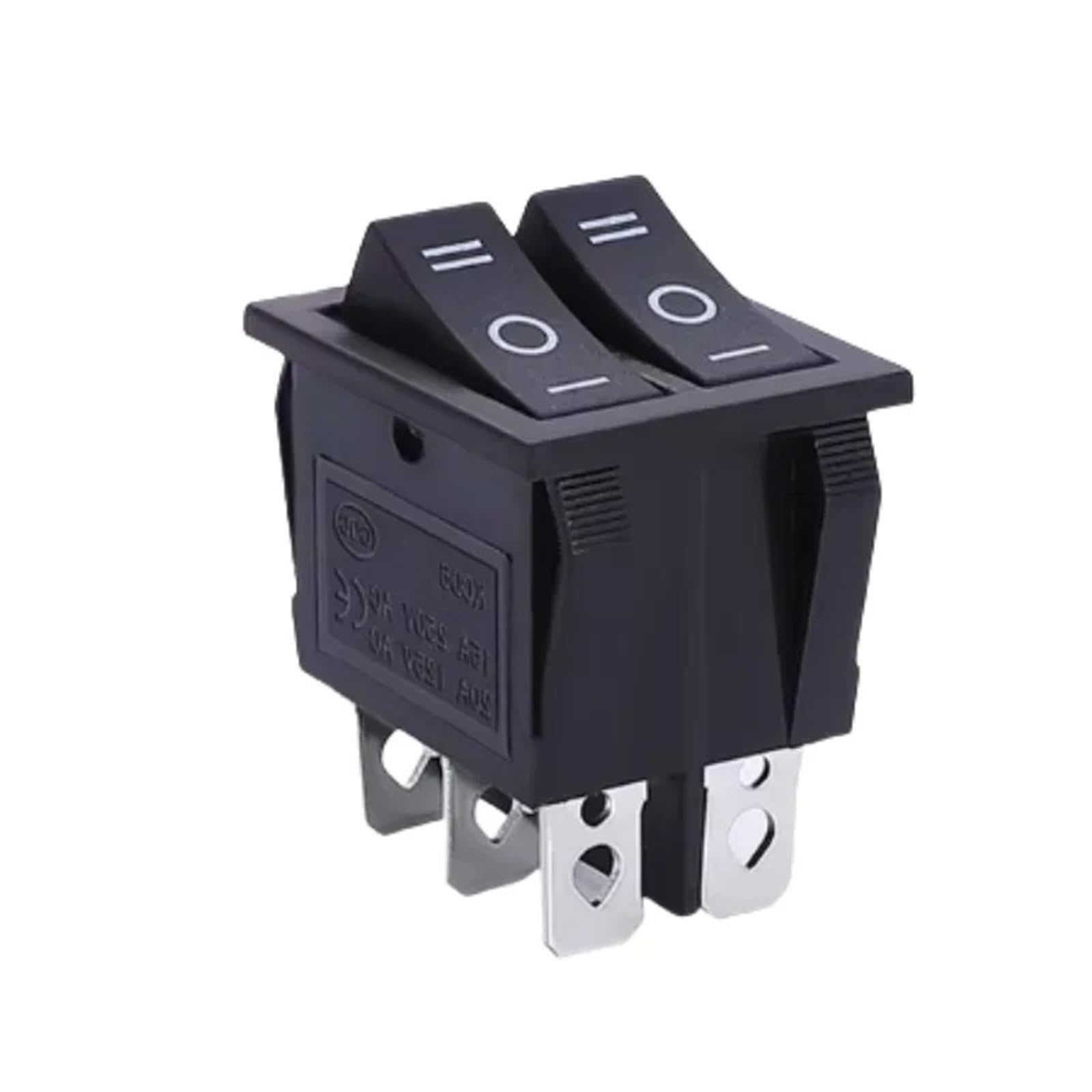 Interruptor para barco KCD8 de 6 pines doble para paneles y consolas náuticas 7