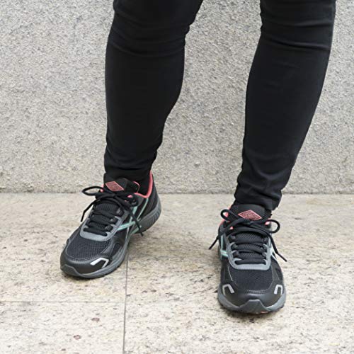 Steel Edge Walking Shoes for Women, Solid Rubber Arch Support Shoes for Women, Comfortable Insole Women's Shoes, Mesh Fabric Running Shoes for Women, Trail Specific Design Shoes Black - Thumbnail 5