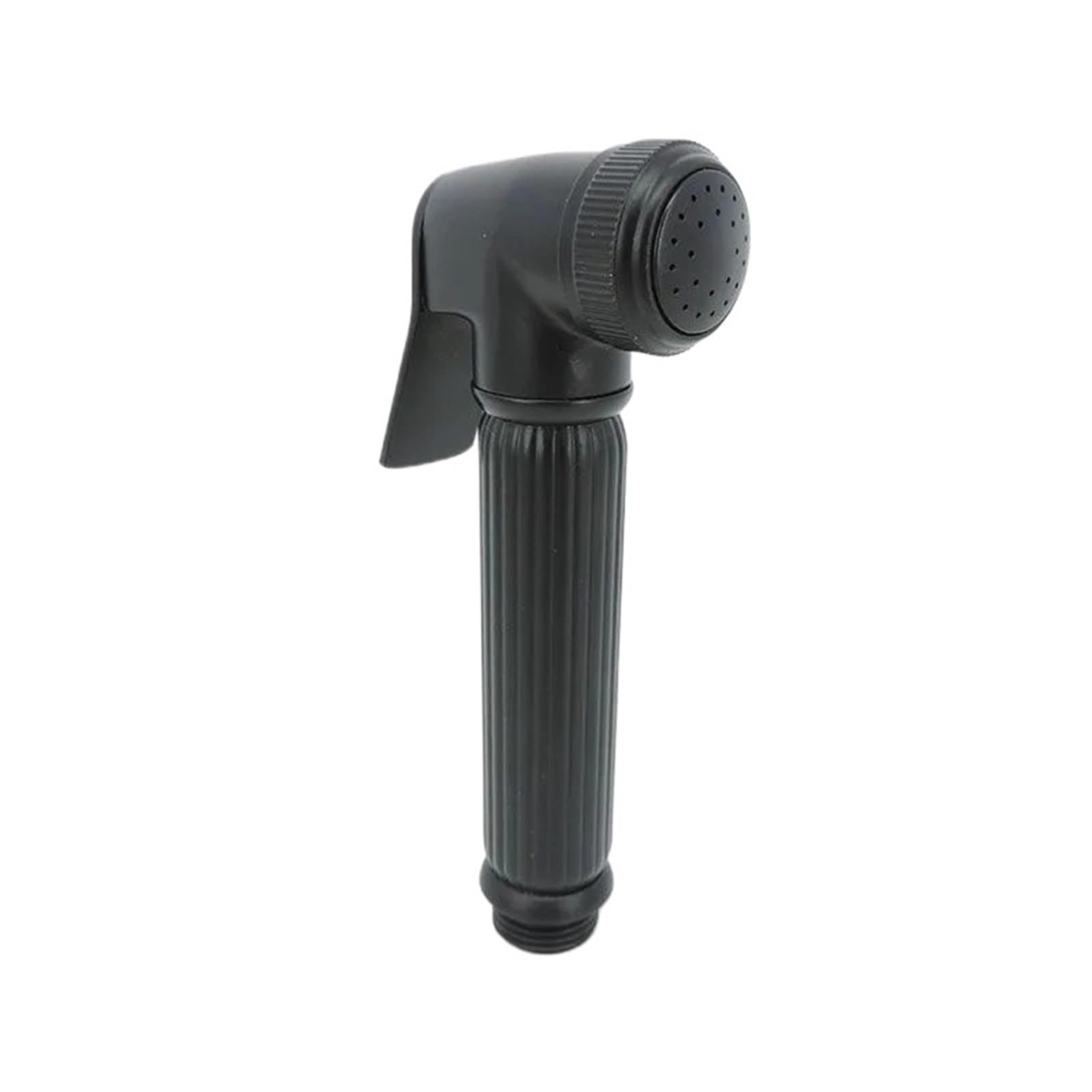 ZYCHSJXA 3 Colors Black Gold Bidet Sprayer Shower Head Faucets WC Toilet Handheld Spray Nozzle Self Cleaning Muslim Bathroom V27(Black)