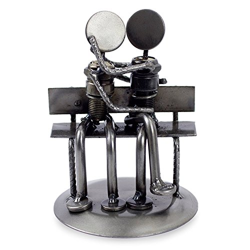 NOVICA Bench Sculpture