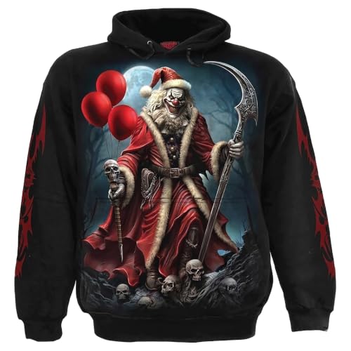 Spiral - Santa Clown - Hoody Black - M