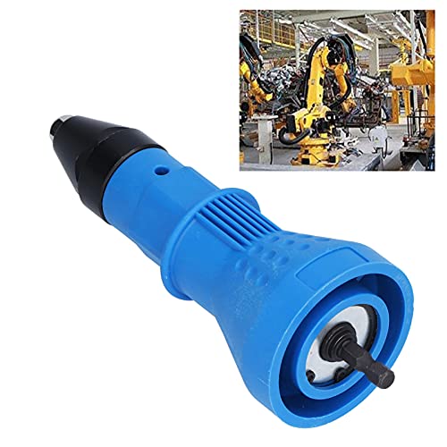 Adaptateur de perceuse à rivets avec embout hexagonal et buses de fixation pour tôle - 8