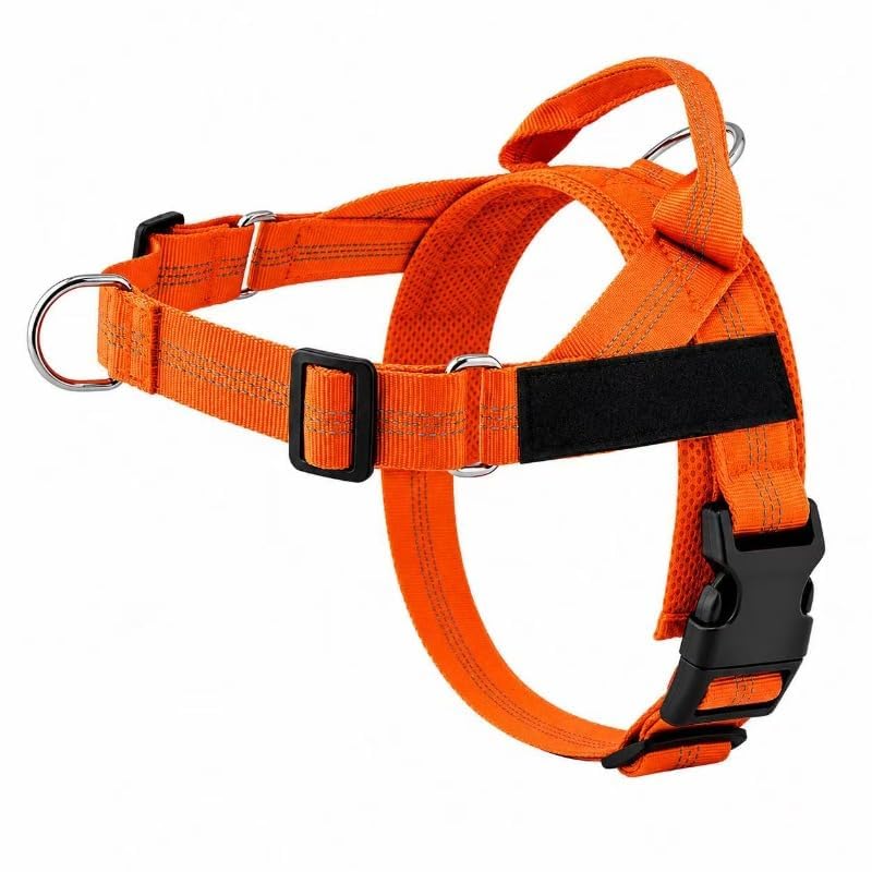 ParoPet No Pull Dog Harness (Orange, L)
