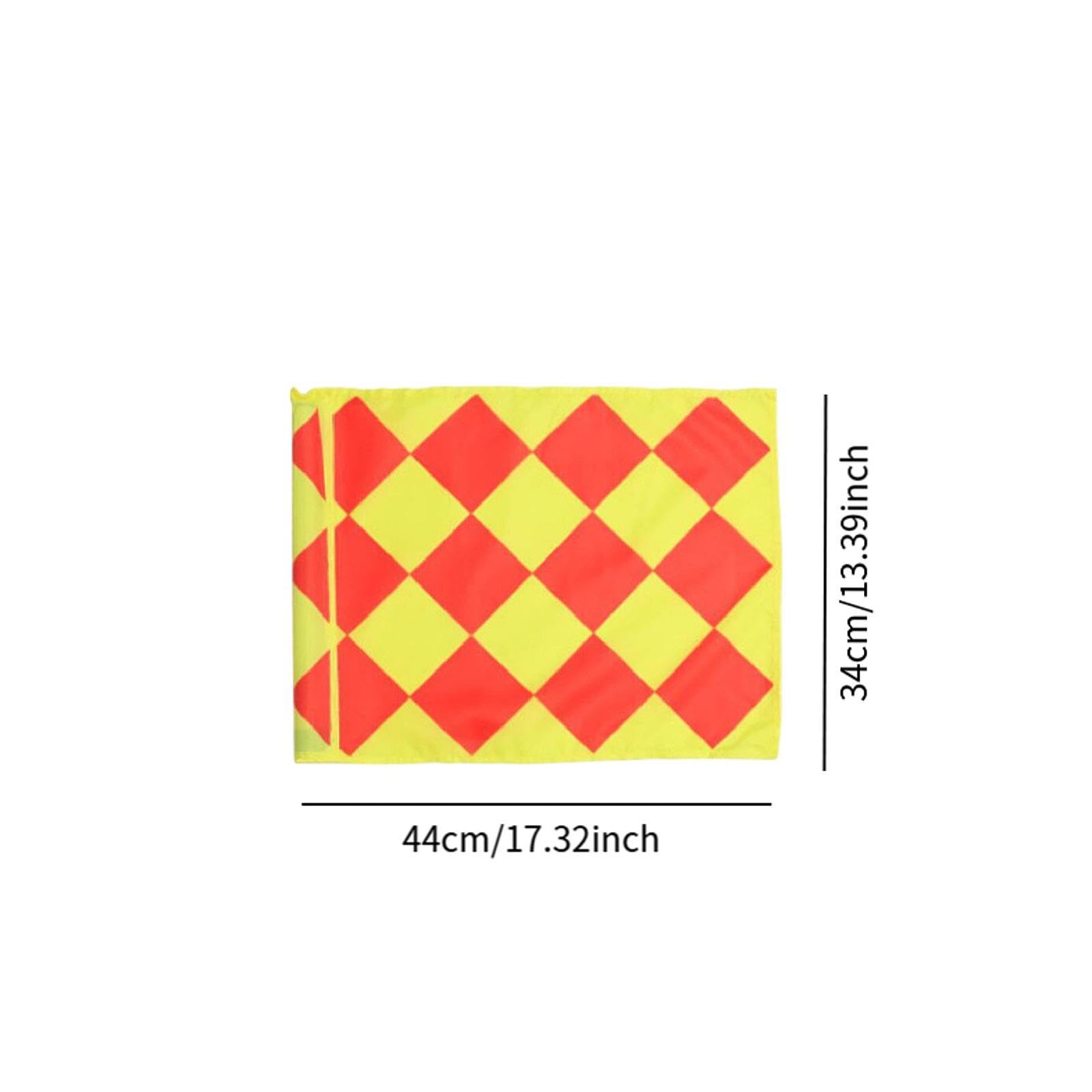 kowaku Football Field Corner Flag 44 Cmx34 cm Portable Referee Equipment for Game