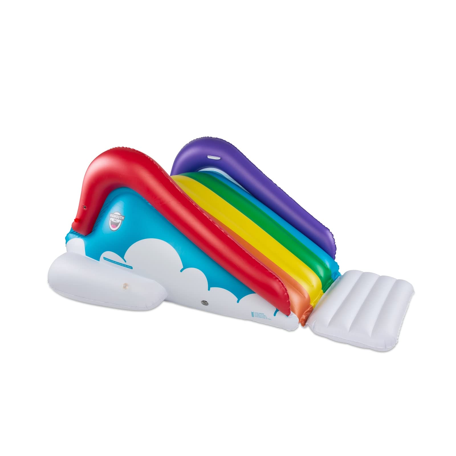 BigMouth Inc. Rainbow Inflatable Pool Slide, Blow Up Water Slide for Kids, Fun Swimming Pool Toy, Holds 200 Pounds