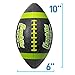 Franklin Sports Grip-Rite 100 Rubber Junior Football - Lime
