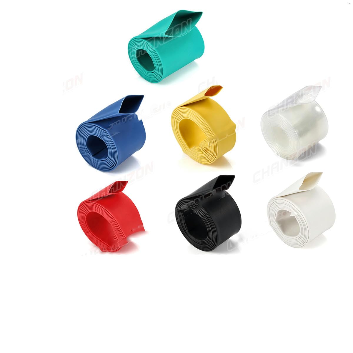 1,22 m 12,7-125 mm 3:1 Tubo termoretraibile con colla, doppia parete, rivestito con colla, impermeabile, tubo termoretraibile riscaldato, nero, 64 mm