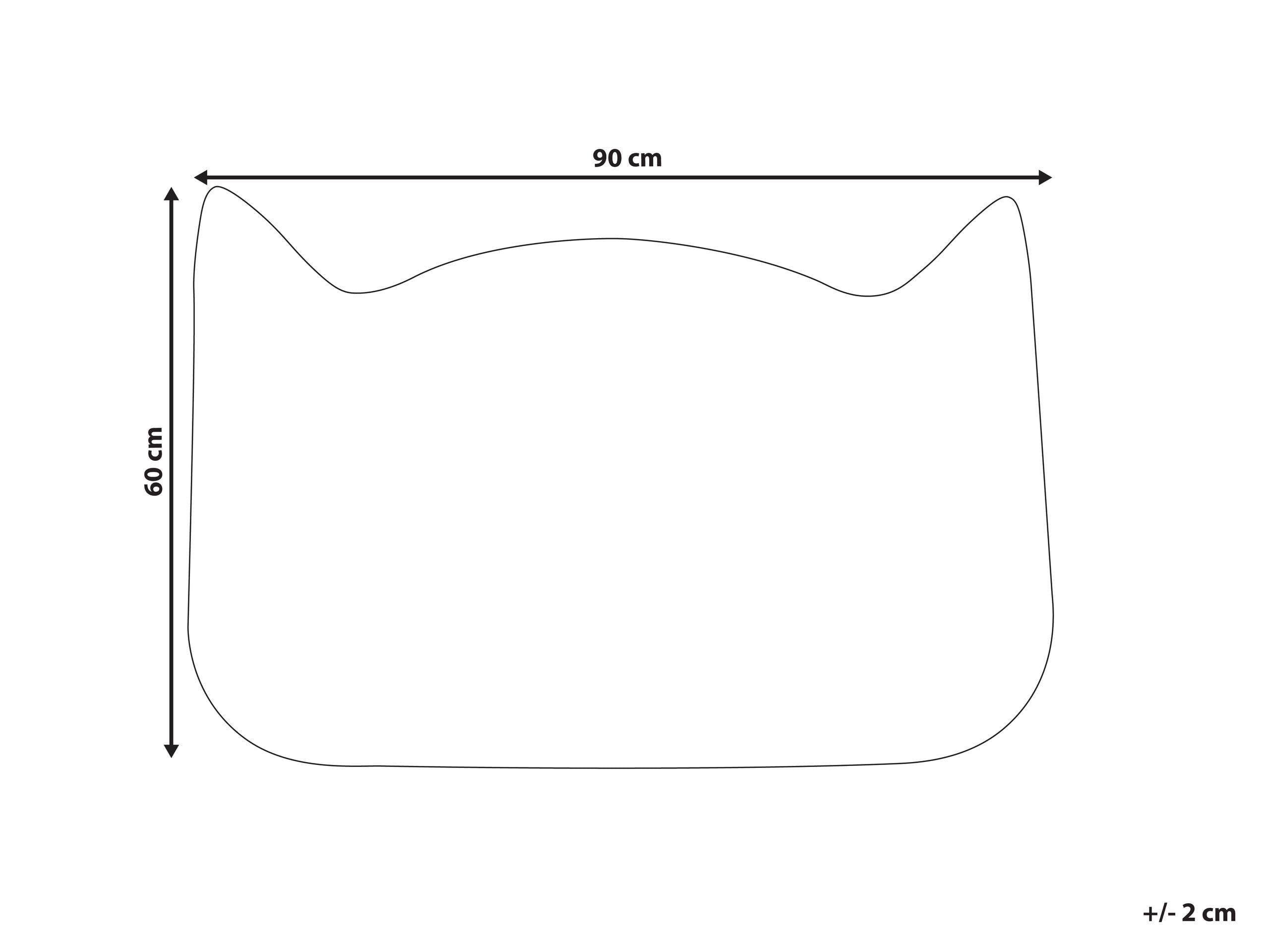 Beliani Fußmatte Kokosfaser bunt Tiermotiv Katze 60x90 cm rutschfest Indoor Caliraya