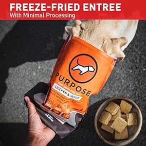   PURPOSE-Freeze-Dried-Dog-Food-Beef-Veggie-Patties-Entree-14-oz-High-Protein-Locally-Sourced-All-Natural-Convenient-Raw-Diet-for-All-Life-Stages