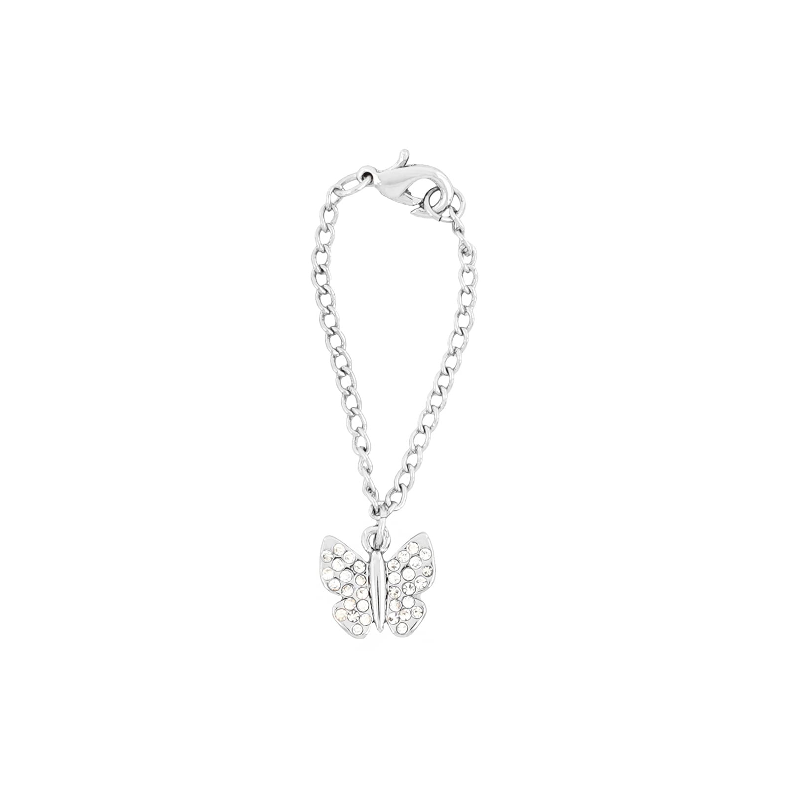 Joker & Witch Metal Butterfly Rhinestone Silver Watch Charm, Grey (B0B567SJ2Q) Amazon Price History, Amazon Price Tracker
