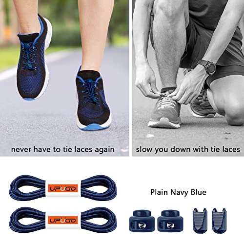 Image of UpUGo Elastic Shoe Laces, No Tie Shoe Laces Tieless for Kids, Adults, Elderly, One Size Fit All