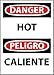 NMC ESD51RB, OSHA Sign (Pack of 25 pcs)