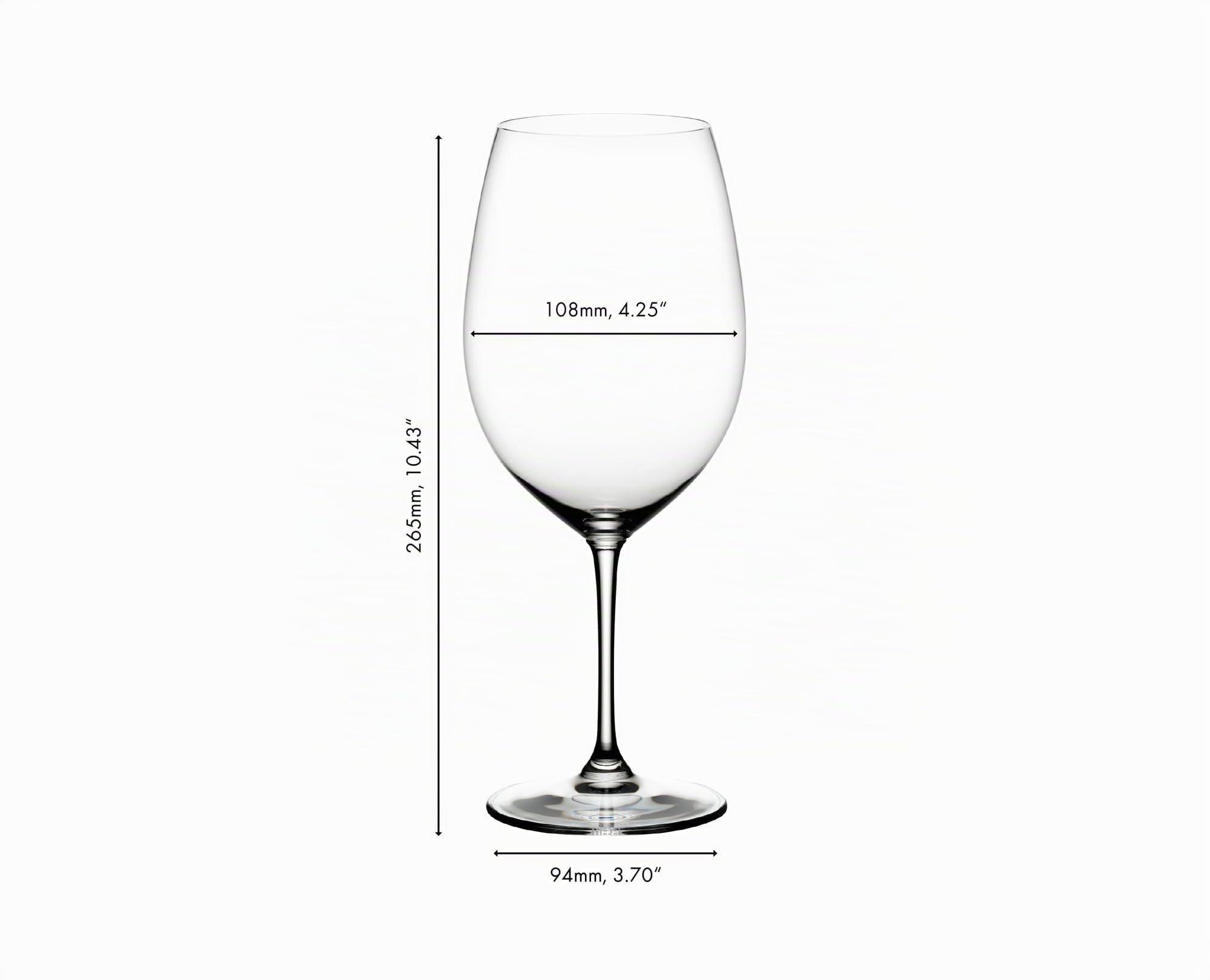 Riedel Vinum Bordeaux Grand Cru Copa de Vino, Cristal, Multicolor, 26.3 X 13.5 X 29.9 cm, 2
