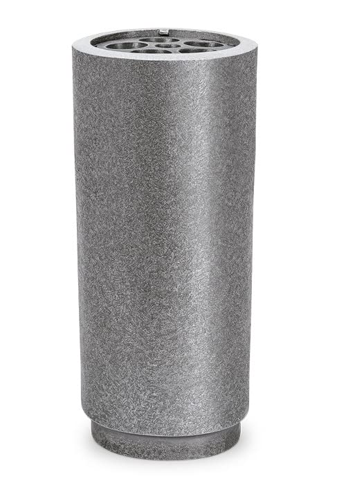 Vase funéraire en aluminium résistant pour fleurs de cimetière et monument