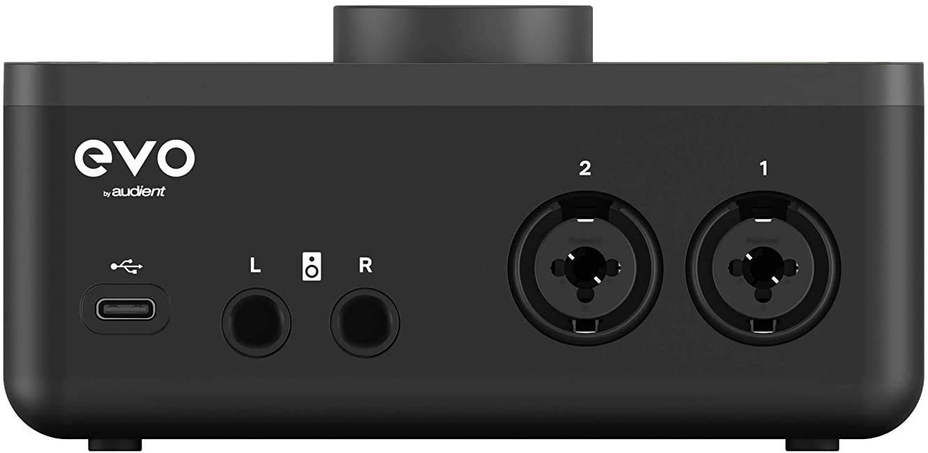 Audient EVO 4 Interfaz de audio USB para DJ y estudio con Cubase LE y LE 2, Blucoil Pop Filter y cable XLR balanceado de 10 pies